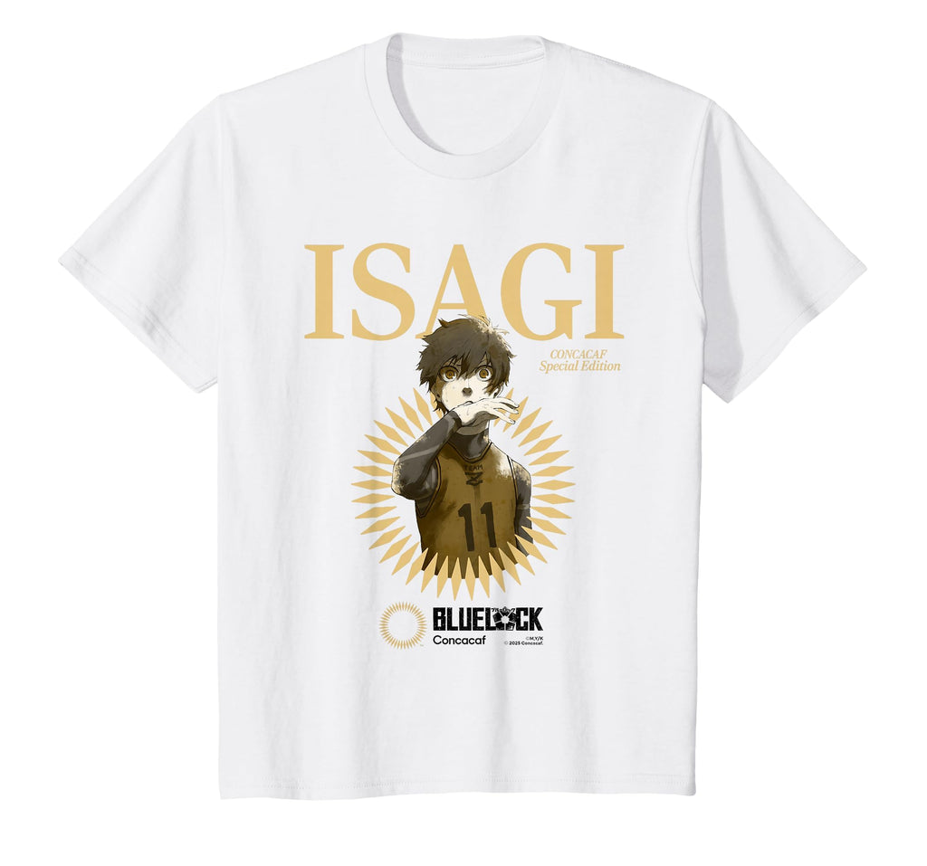 Blue Lock X Concacaf Isagi Concacaf T-Shirt - Minimalist Print for Adults - T-Shirt, Sweatshirt, Hoodie