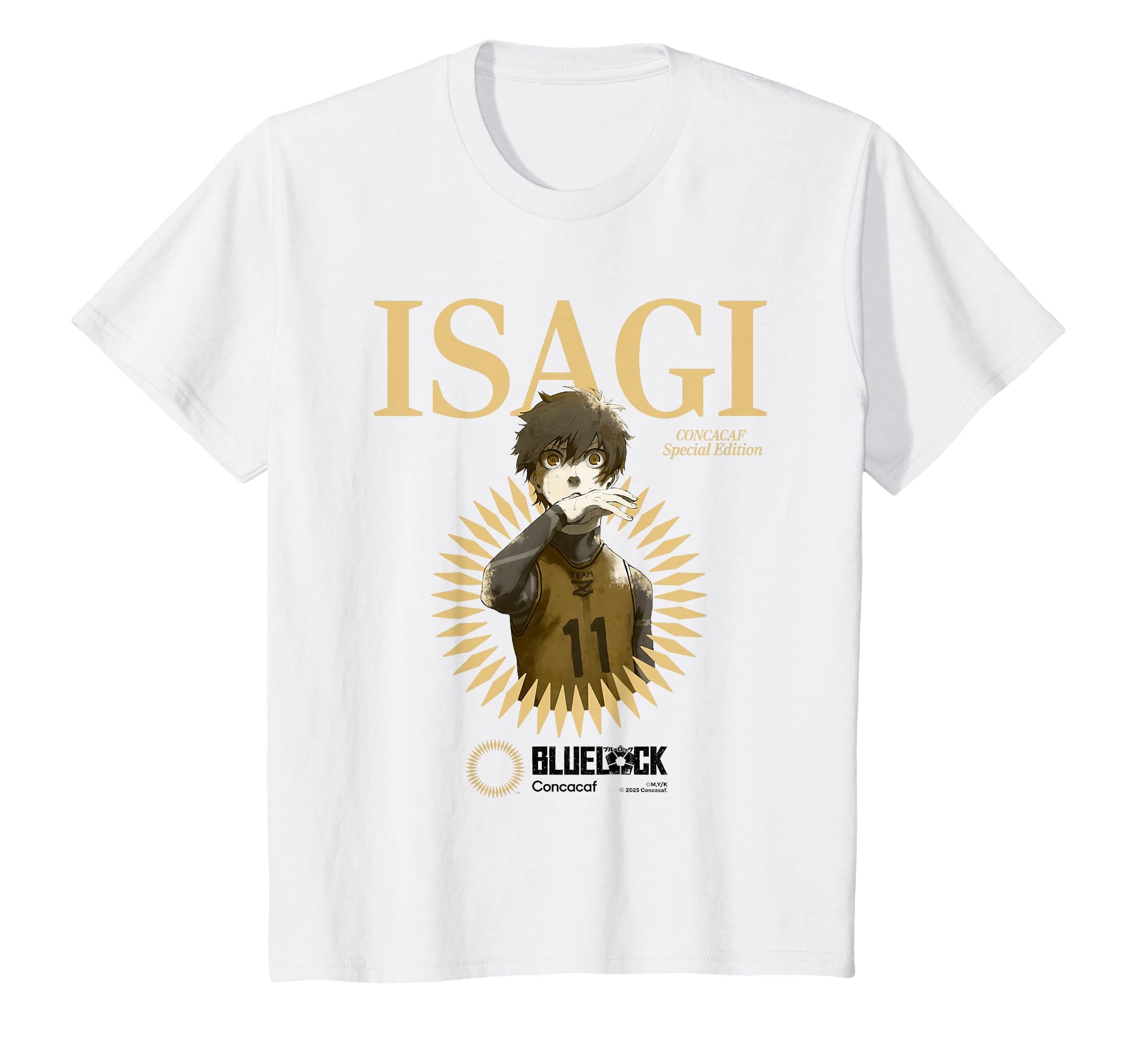 Blue Lock X Concacaf Isagi Concacaf T-Shirt - Minimalist Print for Adults - T-Shirt, Sweatshirt, Hoodie