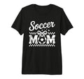 Soccer Mom Checker Pattern Ball Bow Stars T-Shirt - Unique Graphic Unisex - T-Shirt, Sweatshirt, Hoodie