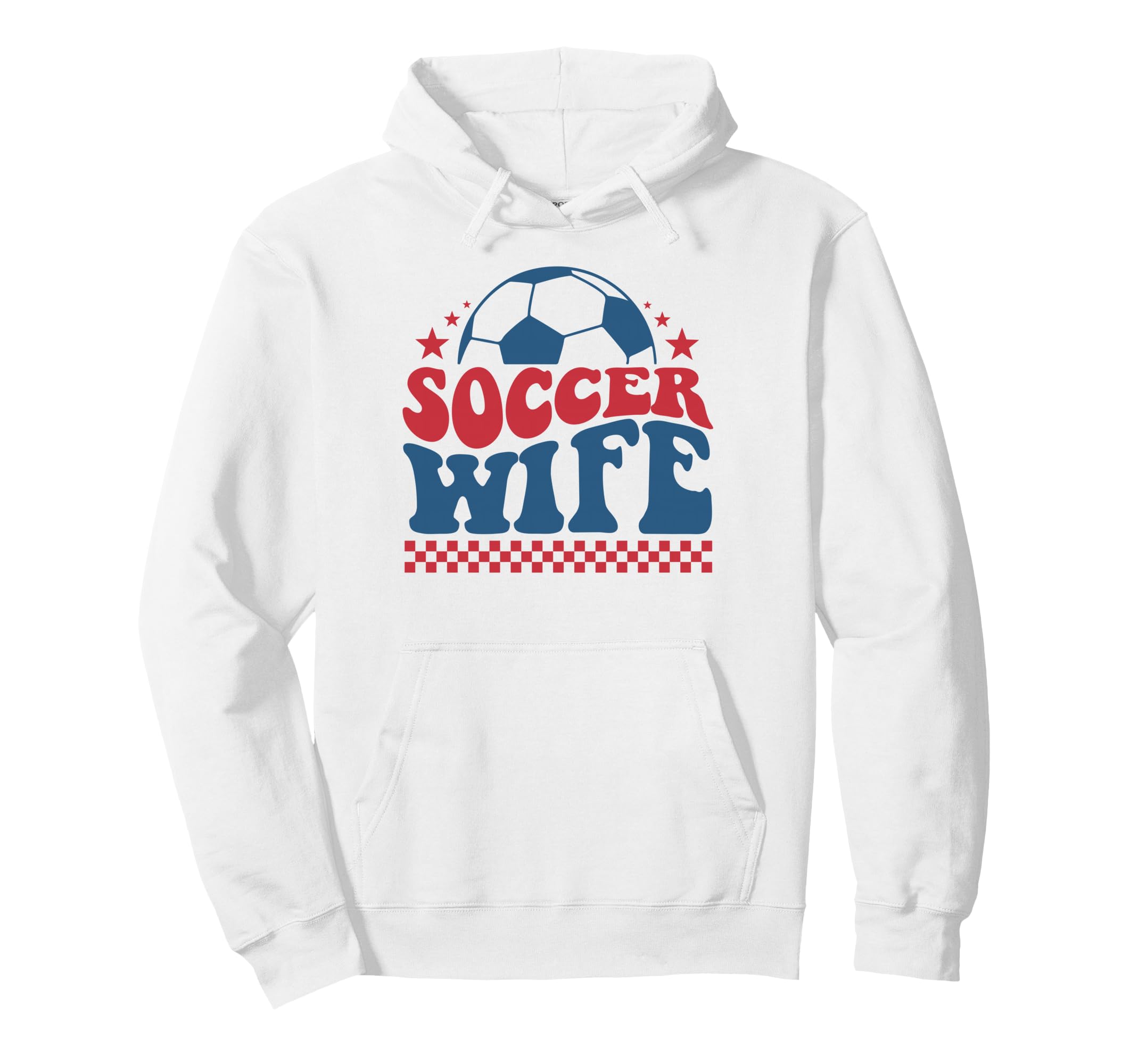 Soccer Wife Soccer Sideline Support Hoodie - Novelty Apparel Unisex - T-Shirt, Sweatshirt, Hoodie