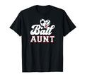 Ball Aunt Heart Soccer Volleyball Aunt T-Shirt - Novelty Apparel Men Women - T-Shirt, Sweatshirt, Hoodie