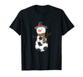 Soccer Ball Snowman Funny Winter Soccer T-Shirt - Unique Graphic Unisex - T-Shirt, Sweatshirt, Hoodie