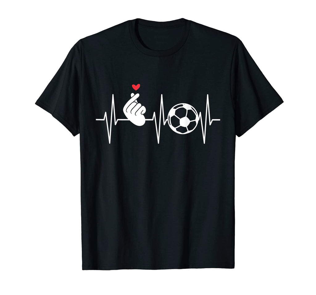 K Drama Soccer Player Ekg Heartbeat T-Shirt - Novelty Apparel for Adults - T-Shirt, Sweatshirt, Hoodie