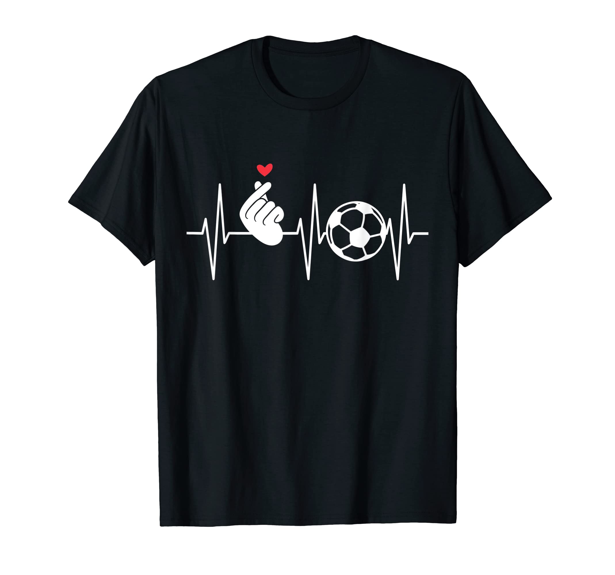 K Drama Soccer Player Ekg Heartbeat T-Shirt - Novelty Apparel for Adults - T-Shirt, Sweatshirt, Hoodie