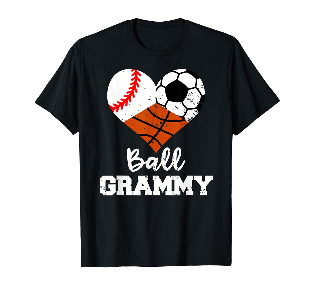 Ball Grammy Heart Funny Baseball T-Shirt - Unique Graphic for Adults - T-Shirt, Sweatshirt, Hoodie