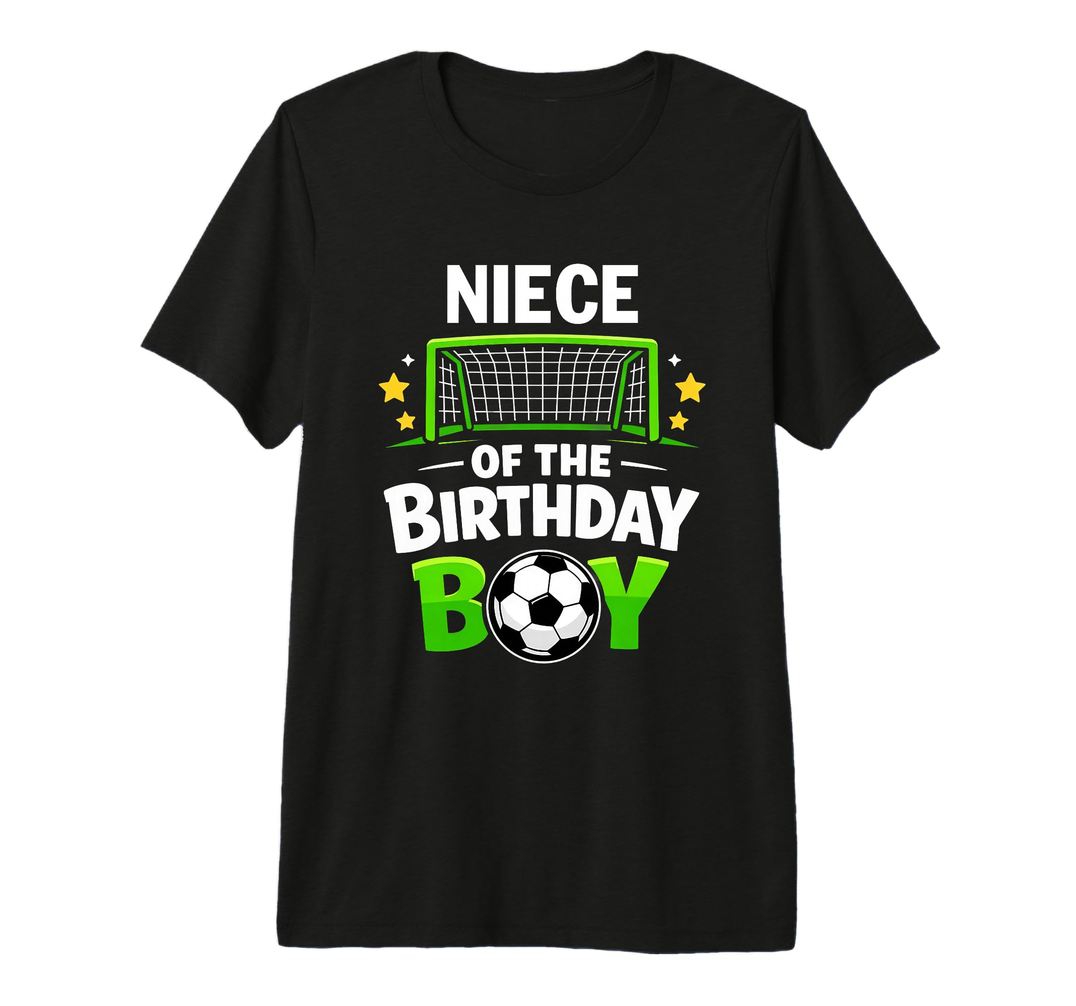 Niece Birthday Soccer Ball Family T-Shirt - Aesthetic Graphic for Adults - T-Shirt, Sweatshirt, Hoodie