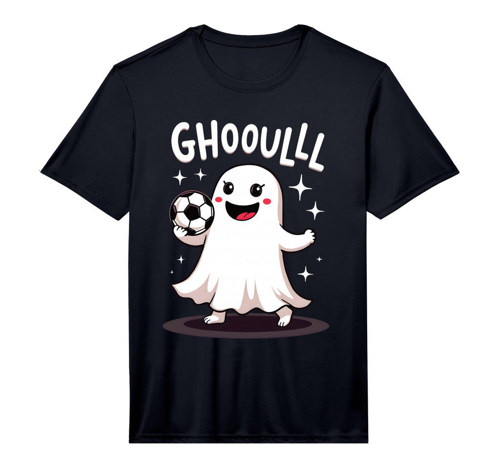 Ghoulll Soccer Ghost Fun Halloween Play T-Shirt - Trendy Graphic Unisex - T-Shirt, Sweatshirt, Hoodie