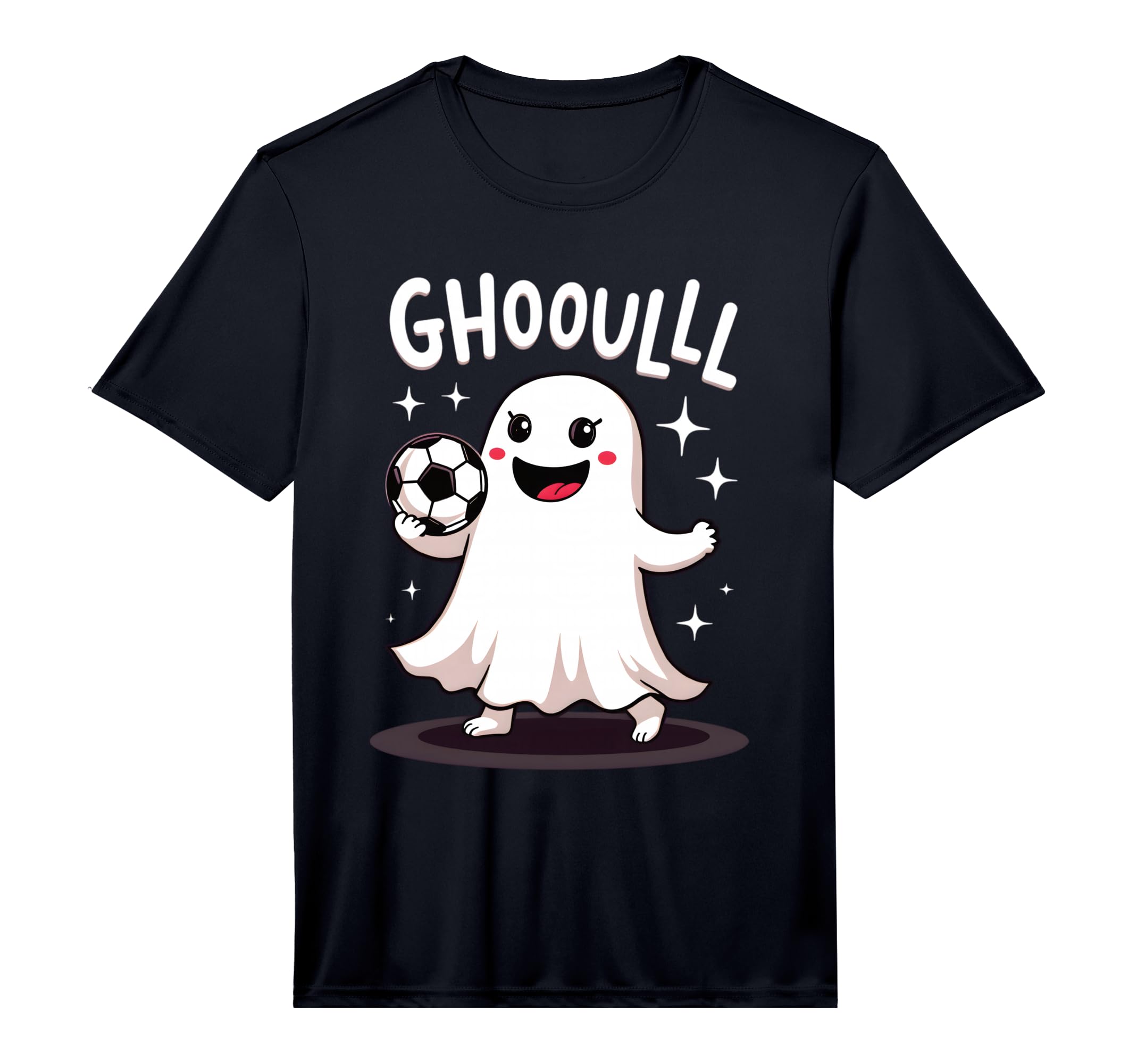 Ghoulll Soccer Ghost Fun Halloween Play T-Shirt - Trendy Graphic Unisex - T-Shirt, Sweatshirt, Hoodie