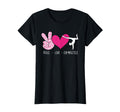 Peace Love Gymnastics Acrobatics T-Shirt - Aesthetic Graphic for Adults - T-Shirt, Sweatshirt, Hoodie