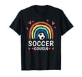 Leopard Rainbow Soccer Player T-Shirt - Aesthetic Graphic for Adults - T-Shirt, Sweatshirt, Hoodie