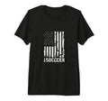 American Flag Soccer Rustic Distressed T-Shirt - Unique Graphic for Adults - T-Shirt, Sweatshirt, Hoodie