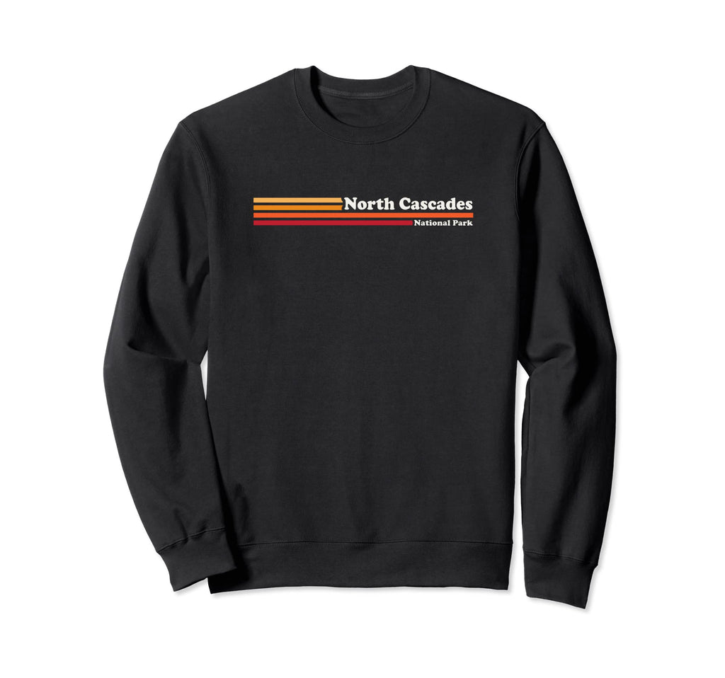 1980S North Cascades National Park Sweatshirt - Graphic Print Men Women - T-Shirt, Sweatshirt, Hoodie