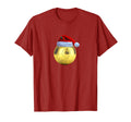 Golden Yellow Soccer Ball Santa Hat T-Shirt - Streetwear Style Unisex - T-Shirt, Sweatshirt, Hoodie