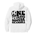 Proud Soccer Grandma Soccer Ball Hoodie - Aesthetic Graphic for Adults - T-Shirt, Sweatshirt, Hoodie