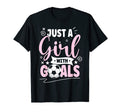 Just Goals Football Player Sports T-Shirt - Minimalist Print Men Women - T-Shirt, Sweatshirt, Hoodie