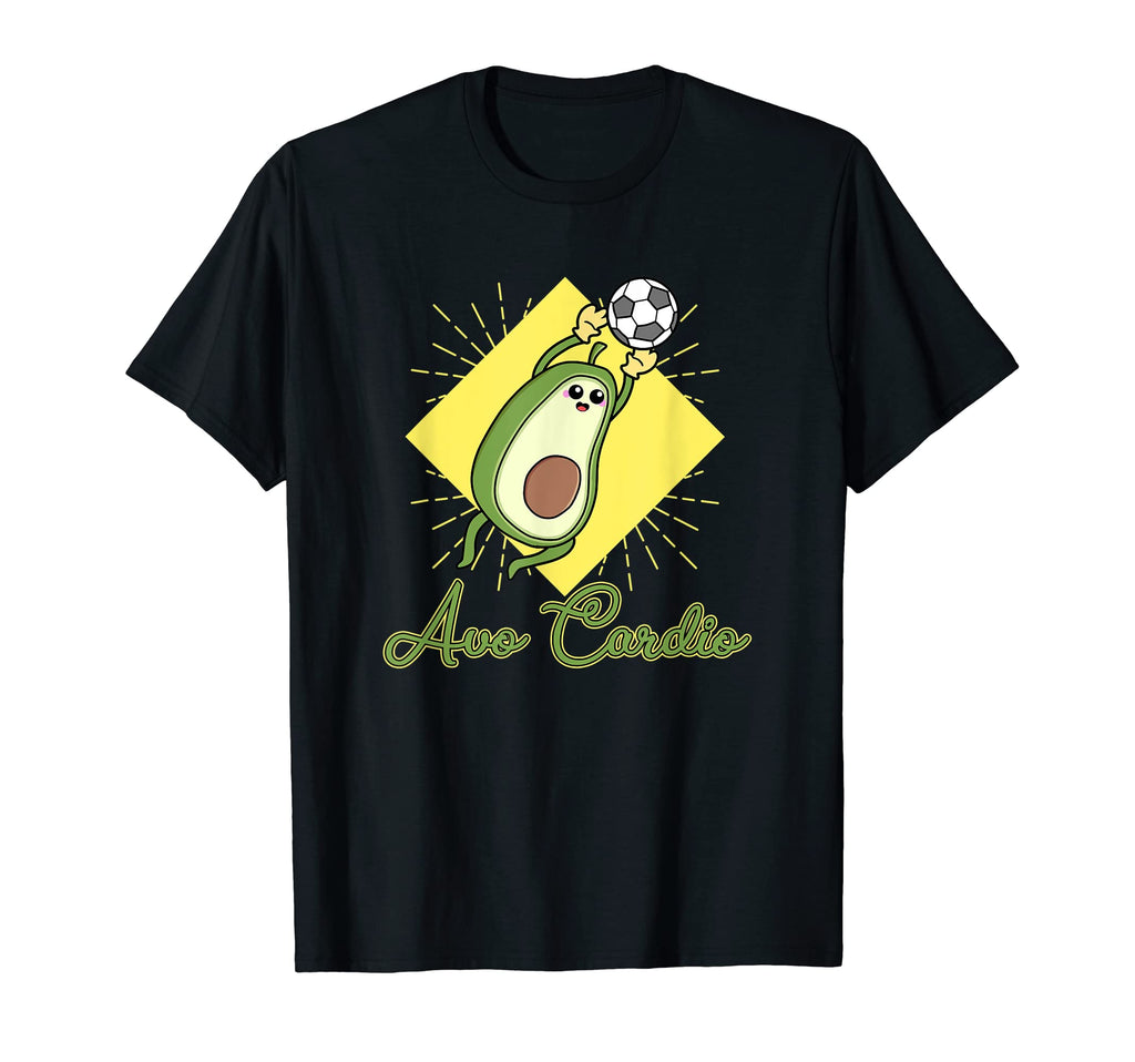 Avocardio Soccer Heart Fitness Cardio T-Shirt - Unique Graphic for Adults - T-Shirt, Sweatshirt, Hoodie