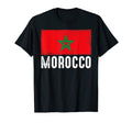Morocco Flag Football Fan Soccer Team T-Shirt - Custom Art Print Unisex - T-Shirt, Sweatshirt, Hoodie
