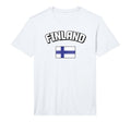 Finland Flag Distressed Finnish Pride T-Shirt - Novelty Apparel Unisex - T-Shirt, Sweatshirt, Hoodie
