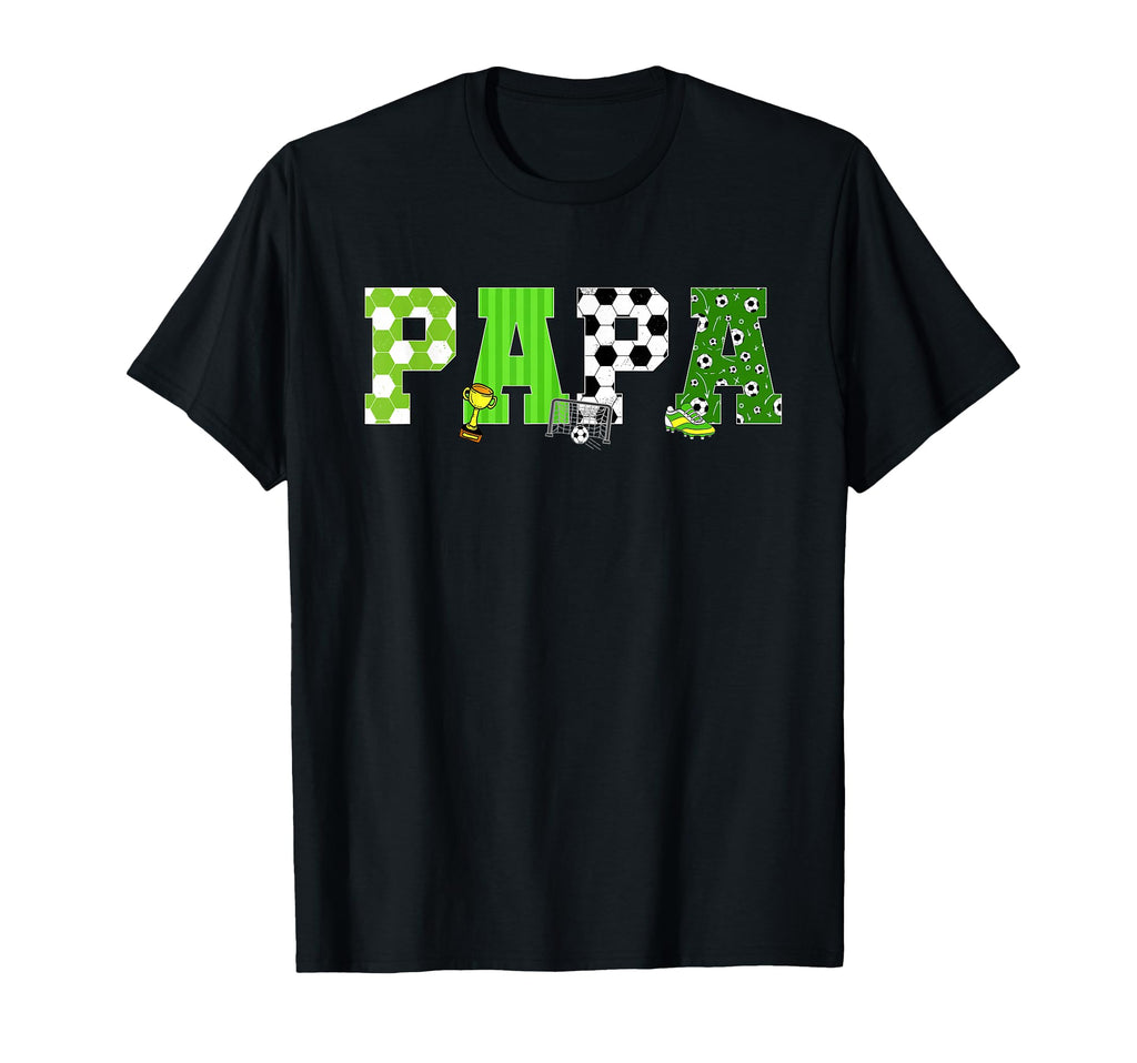 Soccer Papa Birthday Party Soccer T-Shirt - Aesthetic Graphic Unisex - T-Shirt, Sweatshirt, Hoodie