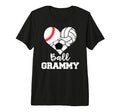 Ball Grammy Heart Funny Baseball T-Shirt - Custom Art Print for Adults - T-Shirt, Sweatshirt, Hoodie