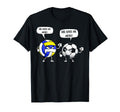 Volleyball Soccer She Loves Me More T-Shirt - Graphic Print Unisex - T-Shirt, Sweatshirt, Hoodie
