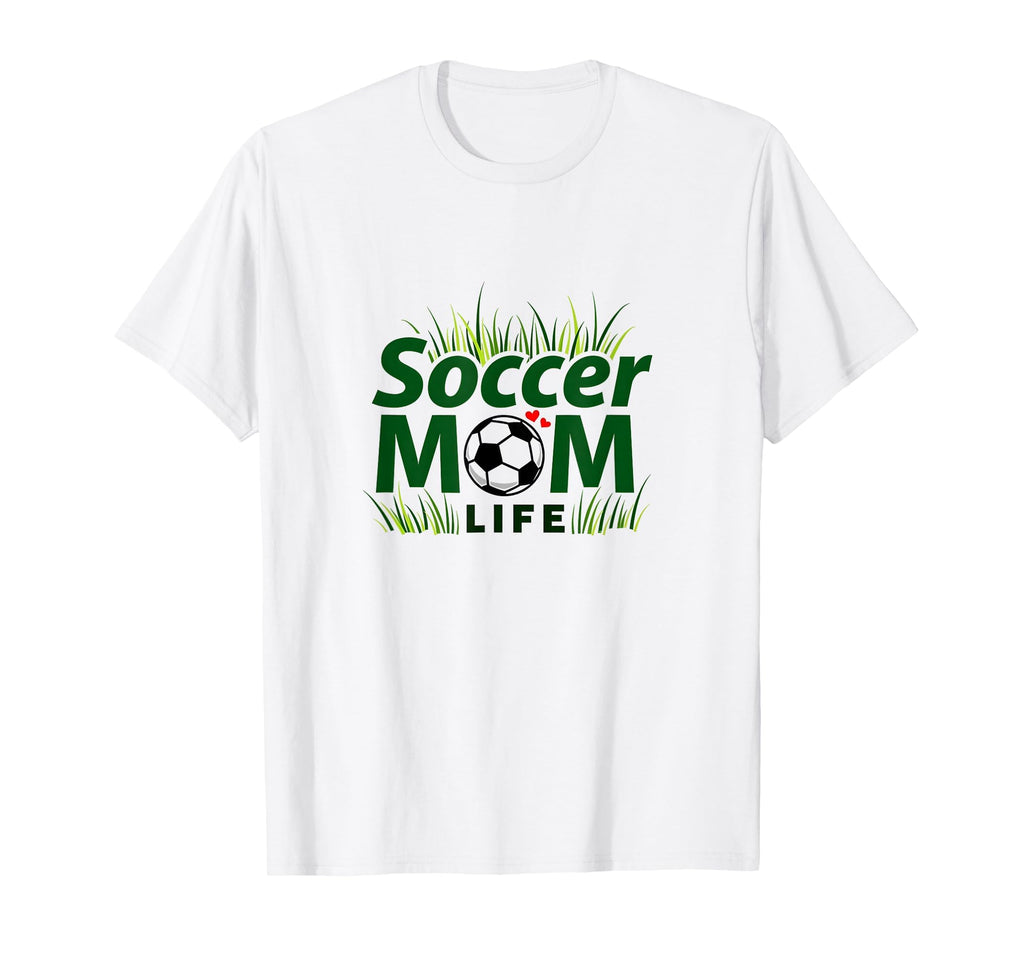Soccer Mom Life Proud Parent Sideline T-Shirt - Aesthetic Graphic Unisex - T-Shirt, Sweatshirt, Hoodie