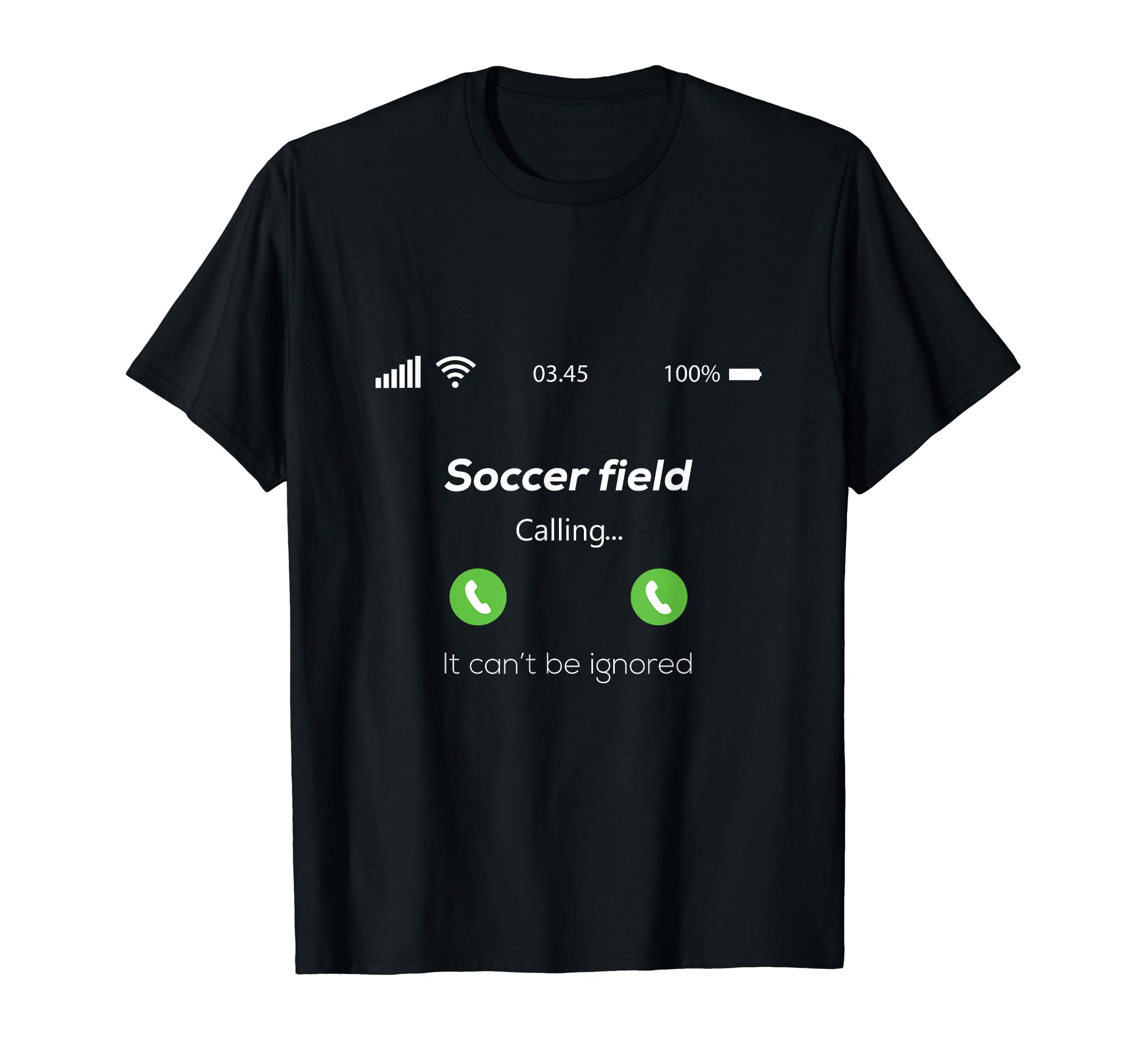 Soccer Field Calling T-Shirt - Graphic Print Unisex - T-Shirt, Sweatshirt, Hoodie
