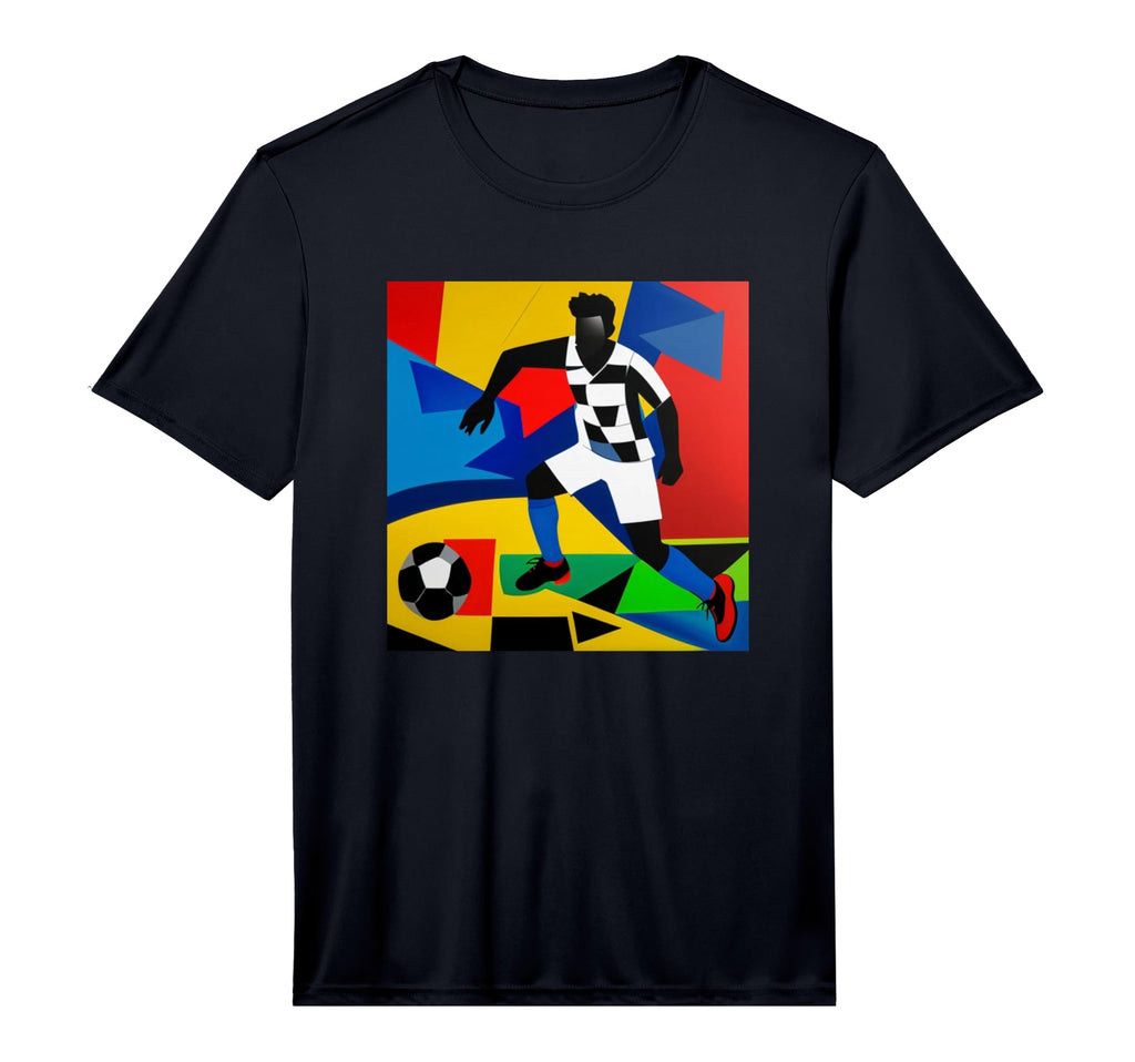 Soccer Player Colorful Soccer Lovers T-Shirt - Minimalist Print Men Women - T-Shirt, Sweatshirt, Hoodie