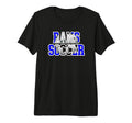Rams Soccer Mom Game Day Mascot Blue T-Shirt - Novelty Apparel Men Women - T-Shirt, Sweatshirt, Hoodie