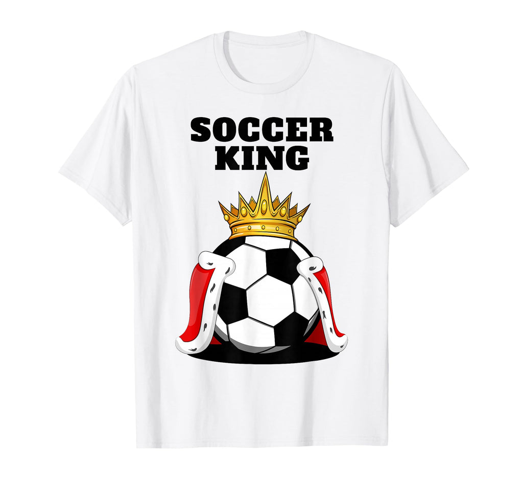 Soccer King Mens Soccer Player T-Shirt - Fun Novelty Design Men Women - T-Shirt, Sweatshirt, Hoodie