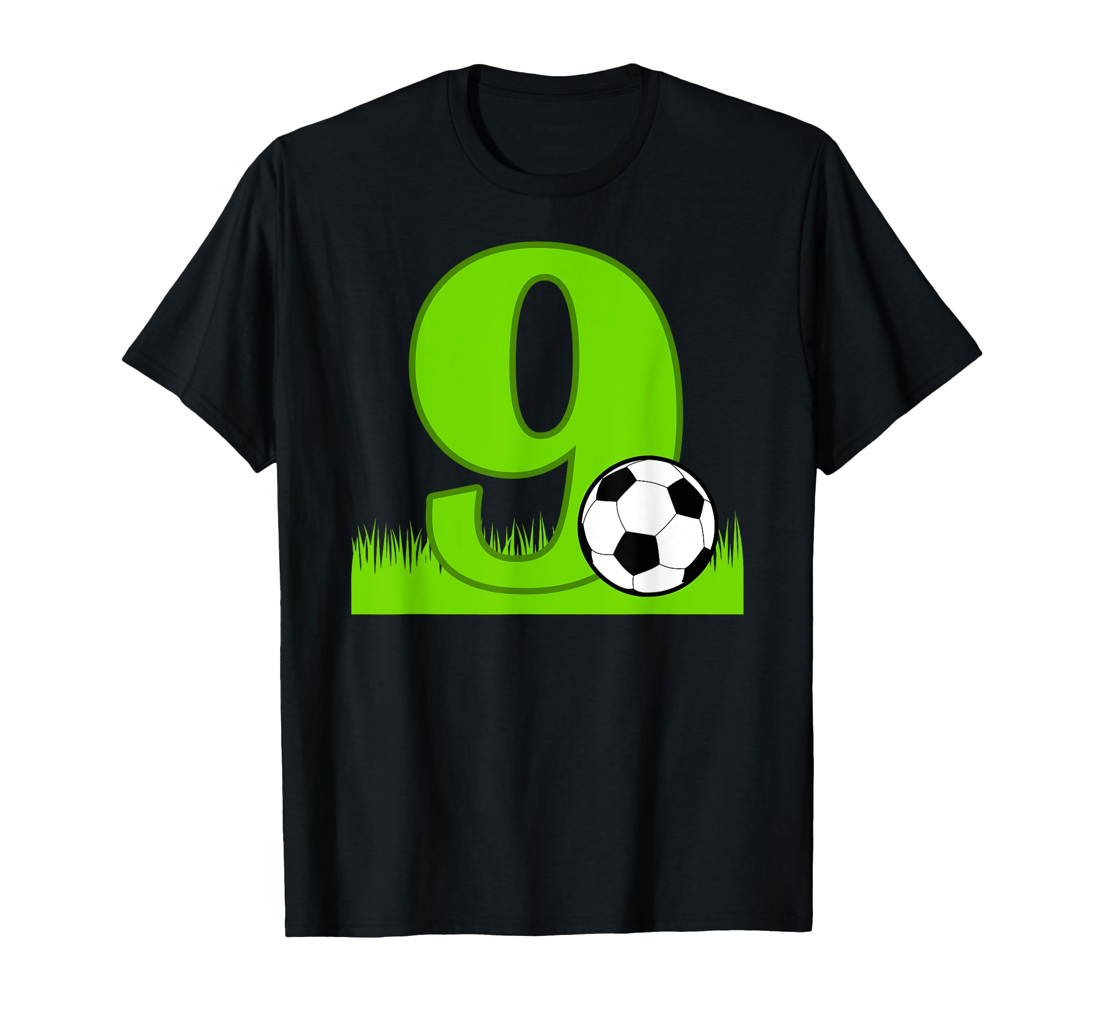 9Th Birthday Soccer 9 Years Old T-Shirt - Graphic Print for Adults - T-Shirt, Sweatshirt, Hoodie