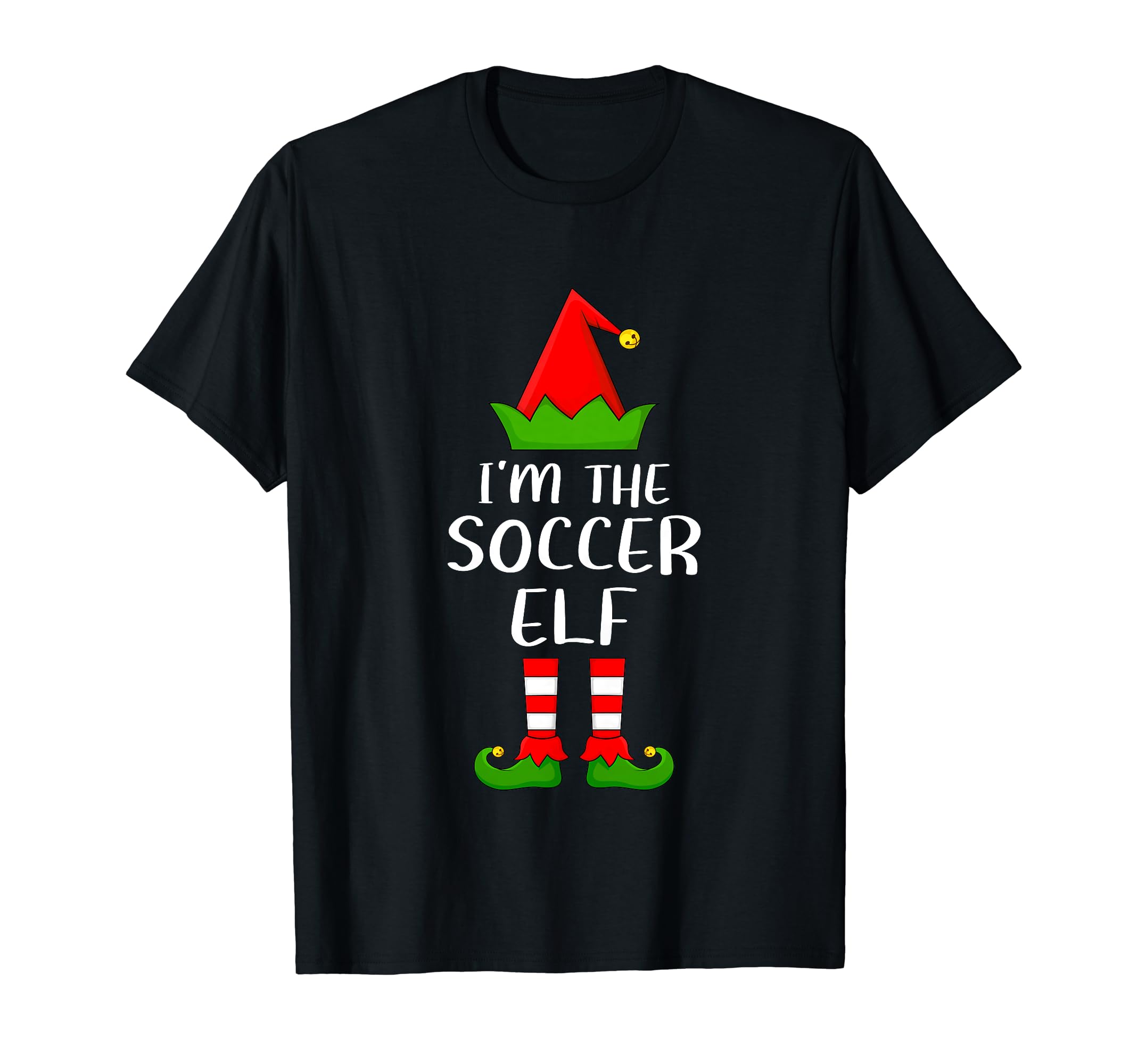 Matching Family Group Im Soccer Elf T-Shirt - Minimalist Print Men Women - T-Shirt, Sweatshirt, Hoodie