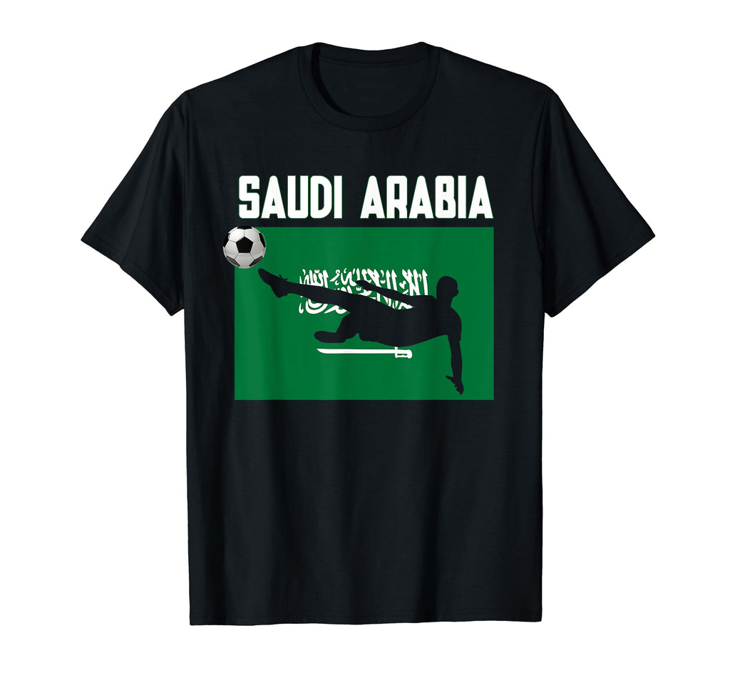 Saudi Arabia Saudi Arabian Soccer Fan T-Shirt - Graphic Print for Adults - T-Shirt, Sweatshirt, Hoodie