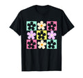Flower Pattern Groovy Daisy Flower 70S T-Shirt - Unique Graphic for Adults - T-Shirt, Sweatshirt, Hoodie
