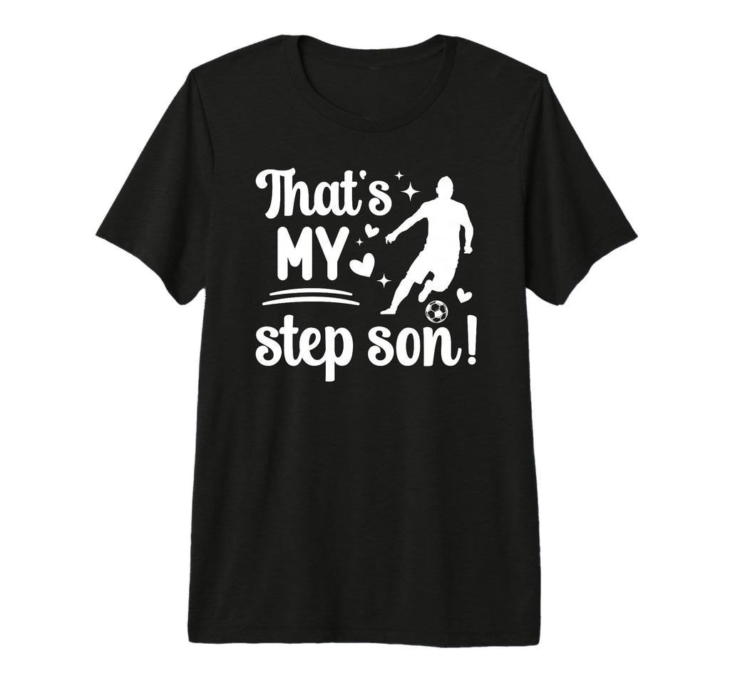 Proud Soccer Step Mom Soccer Player T-Shirt - Unique Graphic Men Women - T-Shirt, Sweatshirt, Hoodie