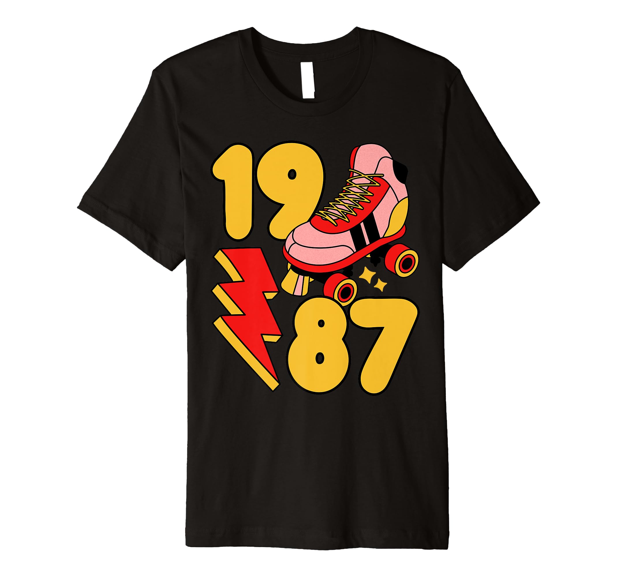 1987 Roller Skate 80S Nostalgia Collector T-Shirt - Novelty Apparel Unisex - T-Shirt, Sweatshirt, Hoodie