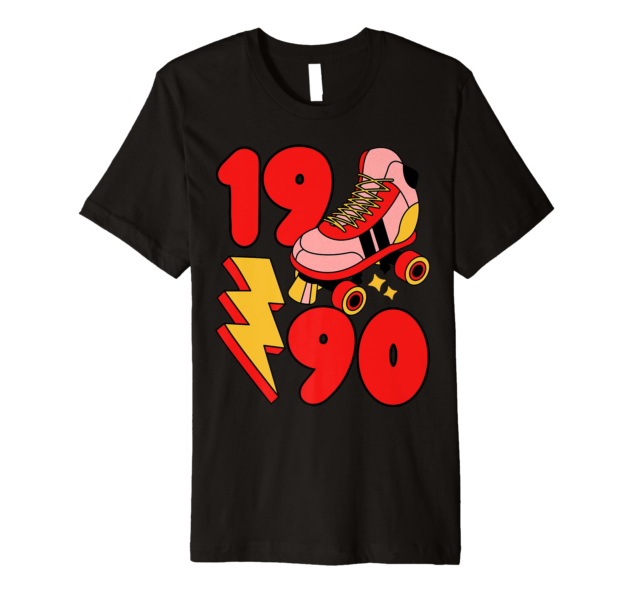 1990 Roller Skate 90S Nostalgia T-Shirt - Graphic Print for Adults - T-Shirt, Sweatshirt, Hoodie