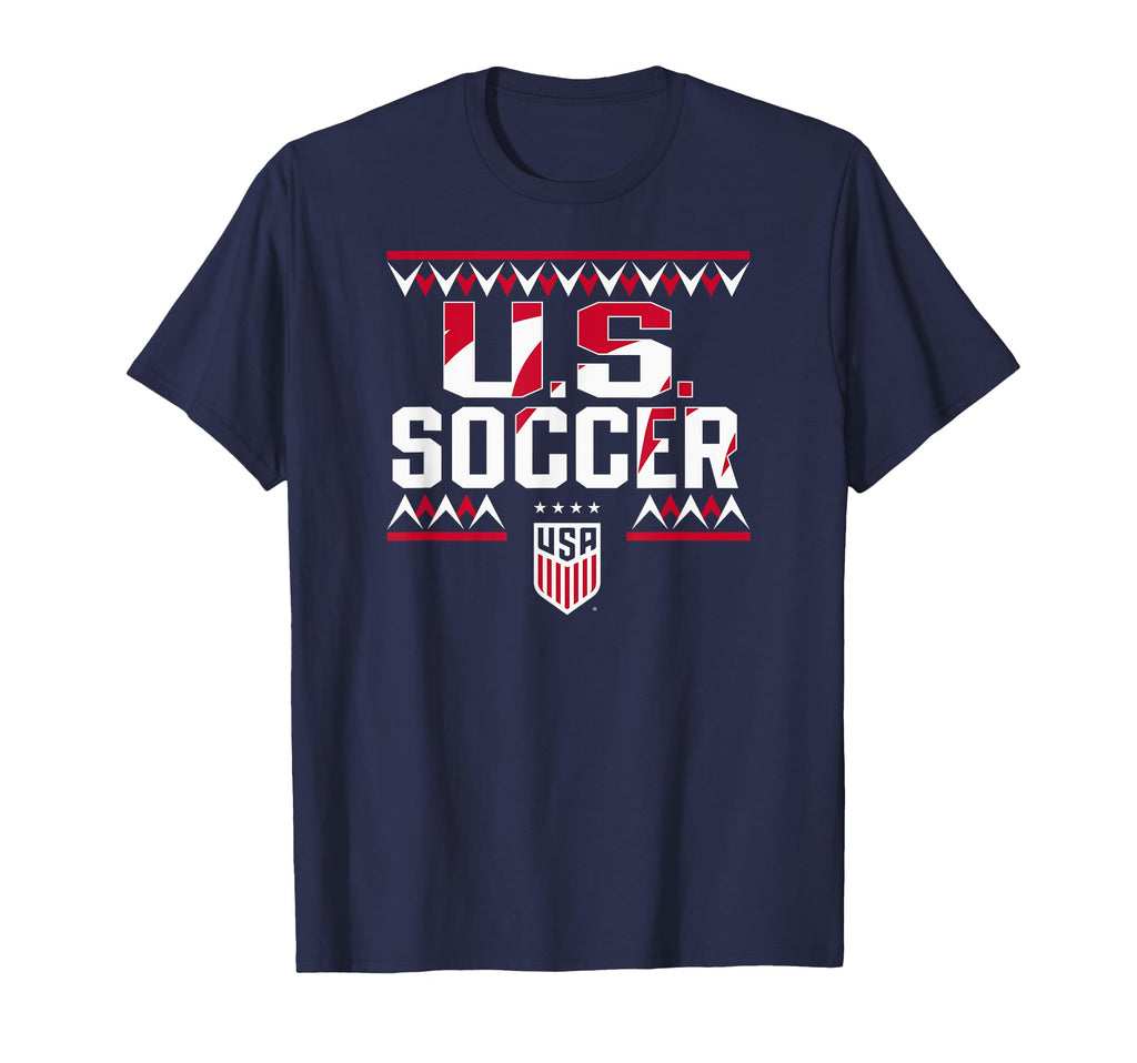 U S Soccer Sharktooth Navy Uswnt T-Shirt - Aesthetic Graphic Men Women - T-Shirt, Sweatshirt, Hoodie