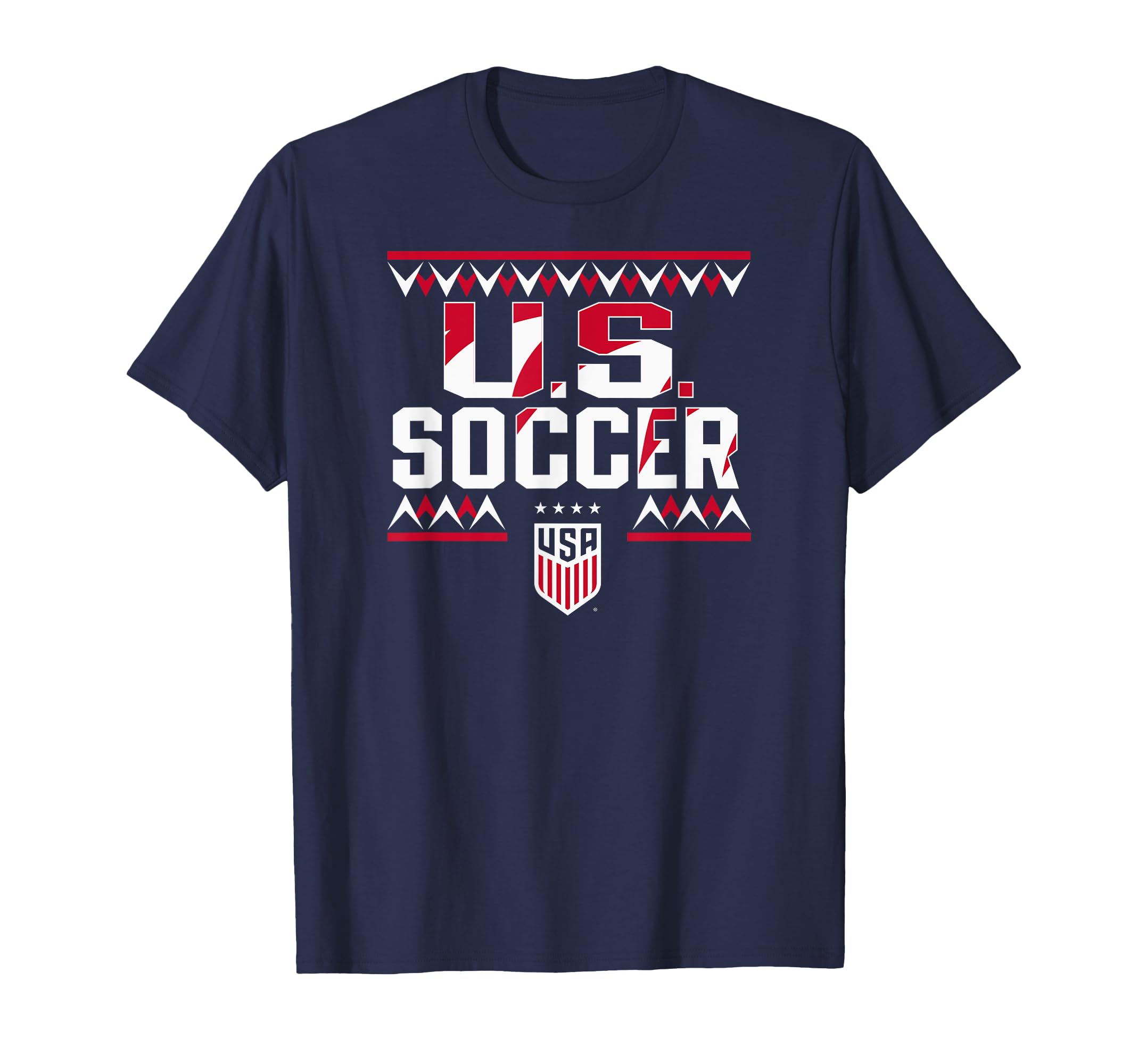 U S Soccer Sharktooth Navy Uswnt T-Shirt - Aesthetic Graphic Men Women - T-Shirt, Sweatshirt, Hoodie