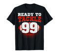 Football 99Th Birthday Player Tackle T-Shirt - Graphic Print Men Women - T-Shirt, Sweatshirt, Hoodie