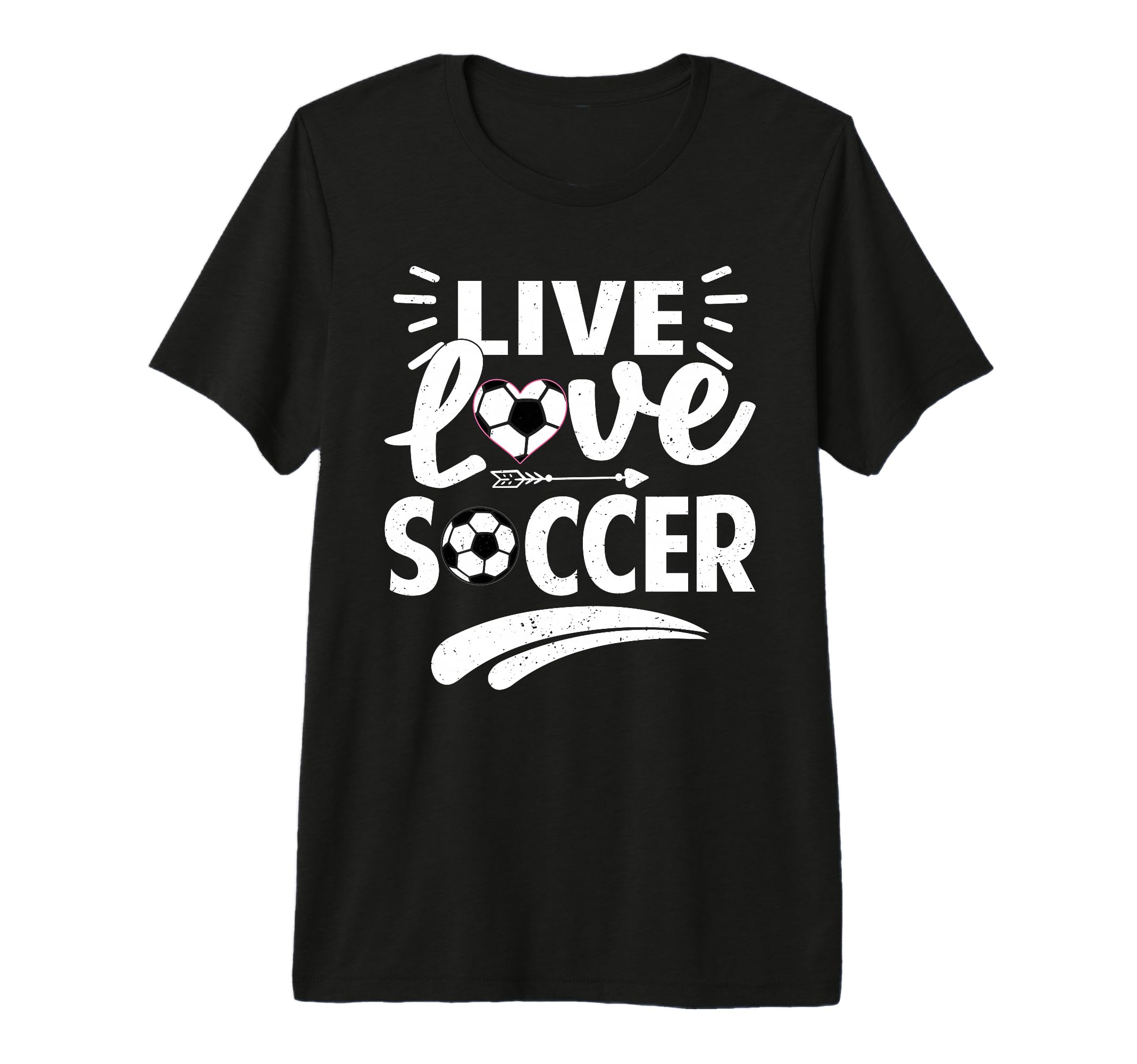 Love Live Soccer Inspirational Football T-Shirt - Trendy Graphic Unisex - T-Shirt, Sweatshirt, Hoodie
