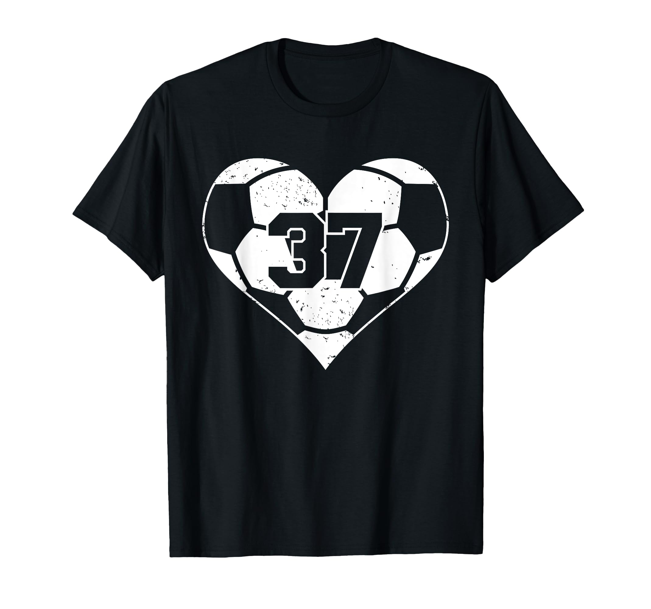 Soccer Number 37 Jersey Funny Soccer T-Shirt - Custom Art Print for Adults - T-Shirt, Sweatshirt, Hoodie