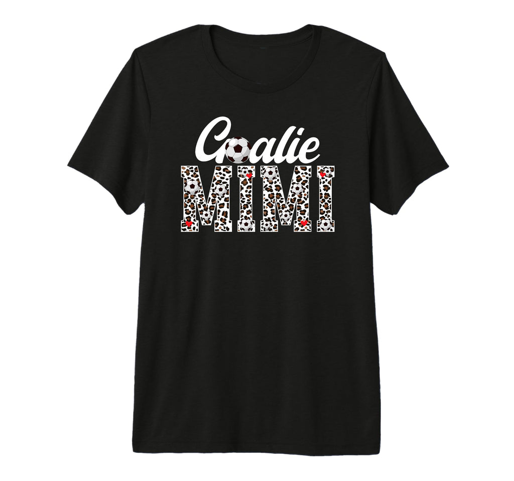 Soccer Goalie Mimi Leopard Mimi Soccer T-Shirt - Unique Graphic for Adults - T-Shirt, Sweatshirt, Hoodie