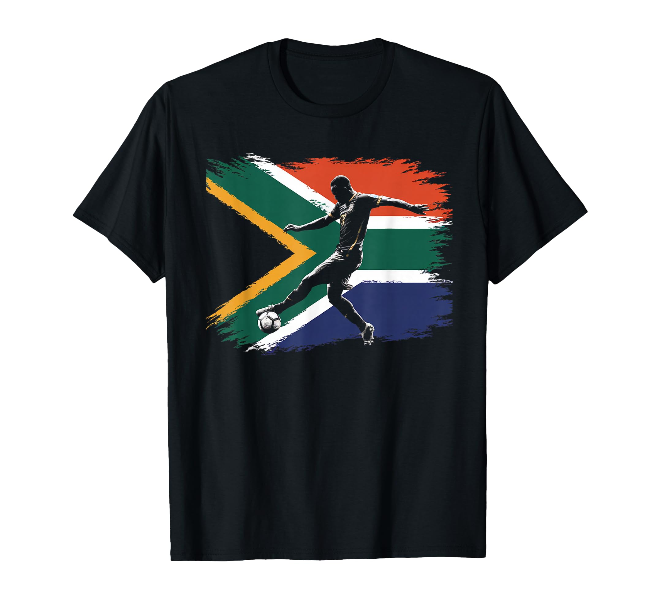 South Africa Flag Soccer T-Shirt - Trendy Graphic Men Women - T-Shirt, Sweatshirt, Hoodie