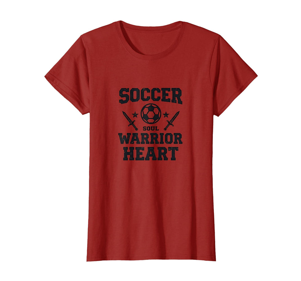Soccer Soul Warrior Heart Athletic T-Shirt - Custom Art Print Unisex - T-Shirt, Sweatshirt, Hoodie