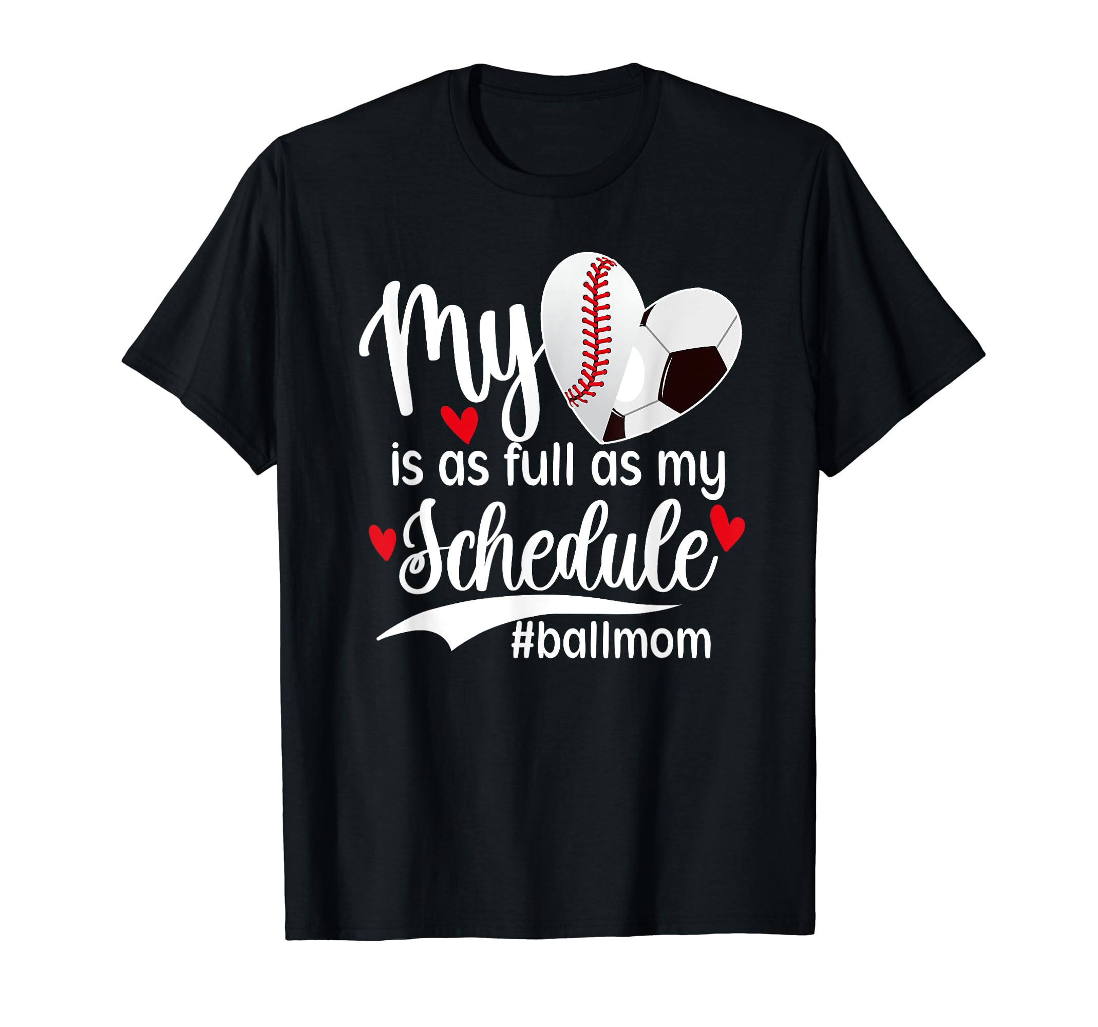Ball Mom Proud Baseball Soccer Mom T-Shirt - Custom Art Print Men Women - T-Shirt, Sweatshirt, Hoodie