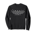 75Th Birthday 1951 Dad Grandpa Sweatshirt - Minimalist Print for Adults - T-Shirt, Sweatshirt, Hoodie