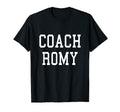 Coach Romy Custom Football Soccer T-Shirt - Custom Art Print for Adults - T-Shirt, Sweatshirt, Hoodie