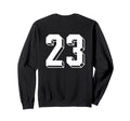 Number 23 Backside 80S 90S Team Sweatshirt - Streetwear Style Men Women - T-Shirt, Sweatshirt, Hoodie