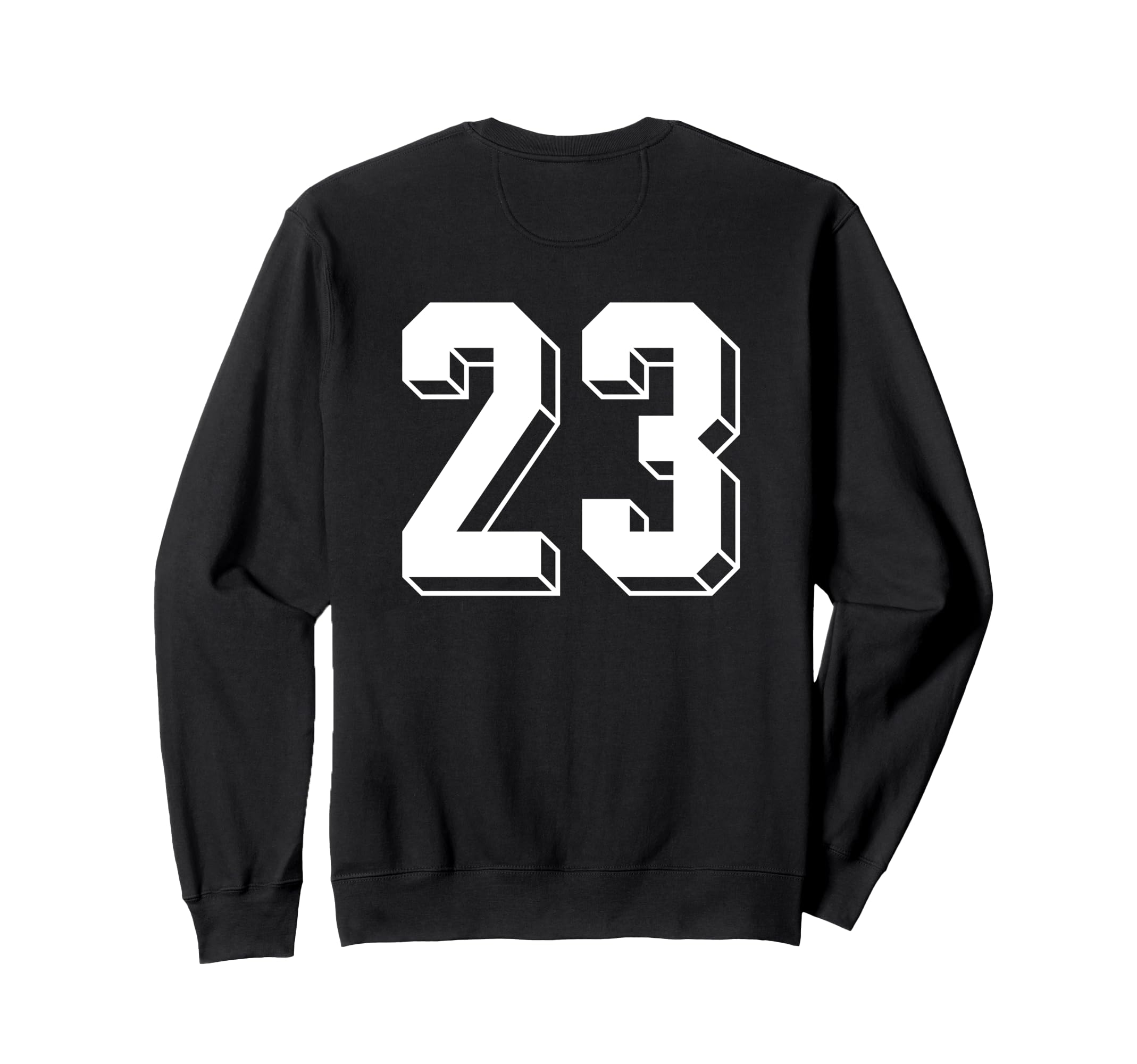 Number 23 Backside 80S 90S Team Sweatshirt - Streetwear Style Men Women - T-Shirt, Sweatshirt, Hoodie